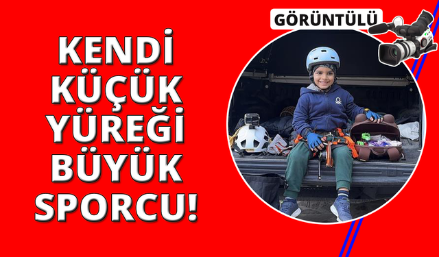4 yaşındaki Yusuf 350 metrelik Darkale Kanyonu'nu geçti