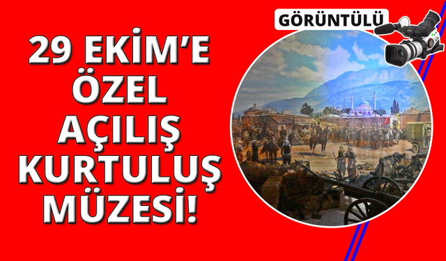 Manisa’da Cumhuriyet coşkusu, Kurtuluş Müzesi'nin açılışıyla taçlandı