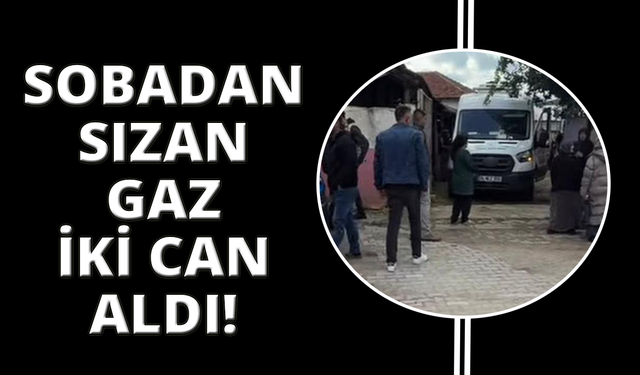 Anne ve kızı sobadan sızan gazdan zehirlenerek öldü