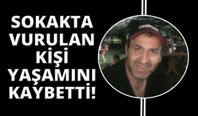 Sokak ortasında silahla başından vurulmuş halde bulundu