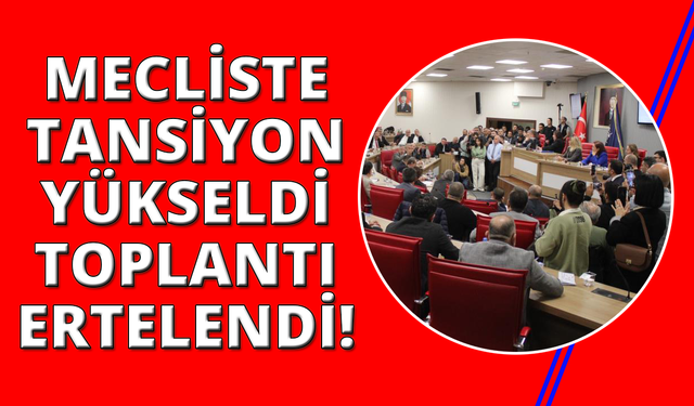 Aydın'da tansiyon yükseldi, meclis ertelendi