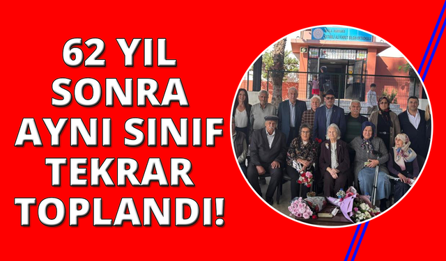 62 yıl sonra ilk öğretmenleri ile buluşup gününü kutladılar