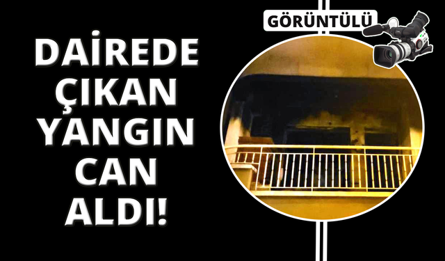 Kütahya’da apartman yangını: 1 kişi hayatını kaybetti