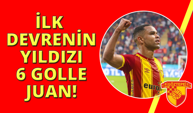 Göztepe'de ilk devrenin yıldızı Juan oldu