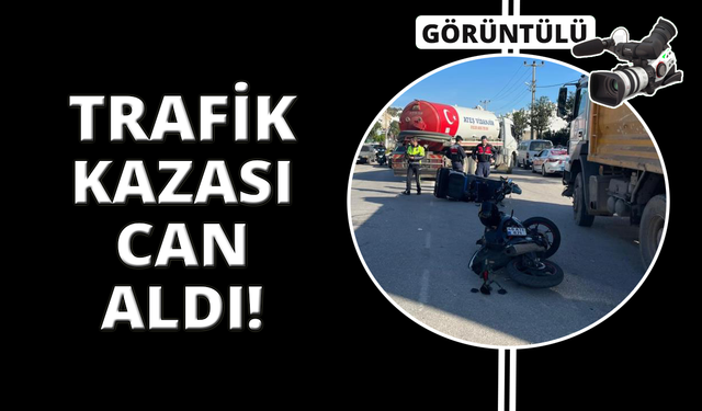 Bodrum'da trafik kazası kaza: 1 ölü, 1 yaralı