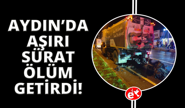 Kamyona çarpan motosiklet sürücüsü hayatını kaybetti