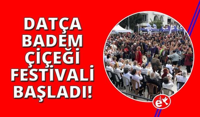 Datça'da 7. Badem Çiçeği Festivali coşkuyla başladı
