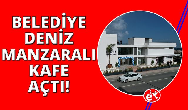 Güzelbahçe'de market ve kafe açılışı