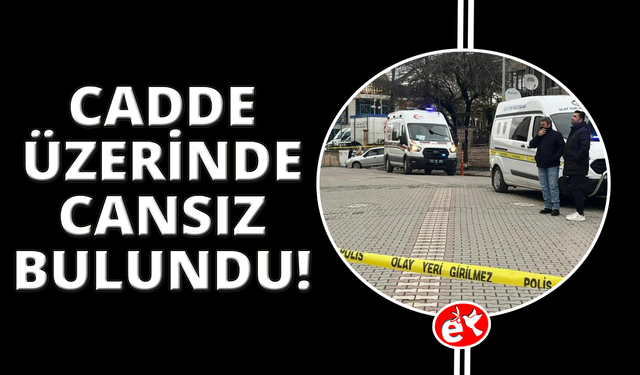 Kütahya'da bir şahıs cadde üzerinde ölü bulundu