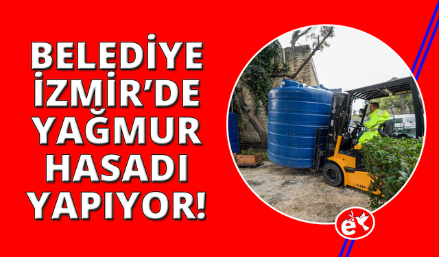 İzmir Büyükşehir, yağmur suyu hasadı uygulamalarını yaygınlaştırıyor