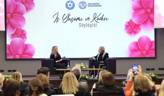 İş kadını Leyla Alaton İzmirli kadınlarla buluştu