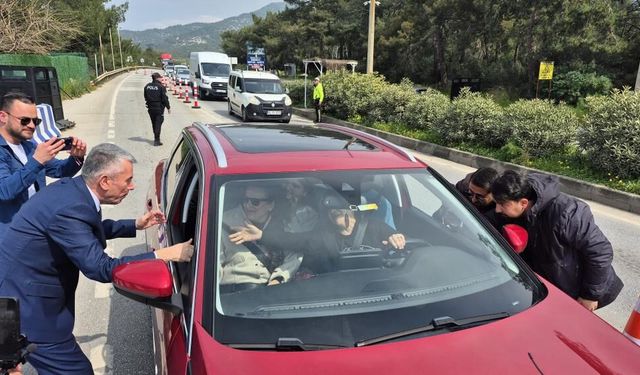 Bodrum'da bayram denetimleri sıkı: 1 günde 25 bin araç girdi