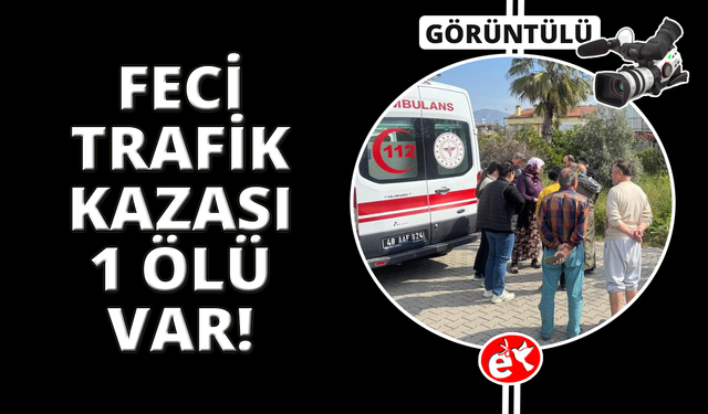 Refüje çarpıp karşı şeride geçen otomobil başka araca çarptı: 1 ölü