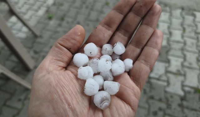 Manisa'yı dolu vurdu