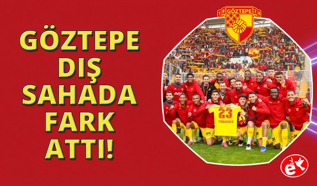 Göztepe, dış saha performansıyla geçen sezona fark attı