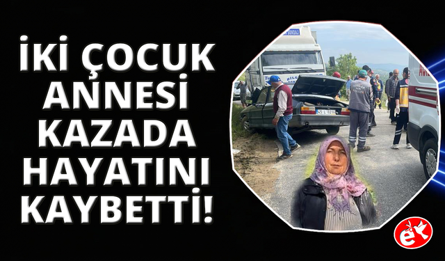 Manisa’da kamyon ile otomobil kafa kafaya çarpıştı: 1 ölü, 1 yaralı