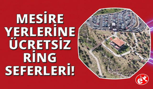 Manisa'da mesire alanlarına ücretsiz ring seferleri başlıyor