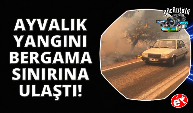 Balıkesir'deki yangın Bergama sınırına ulaştı