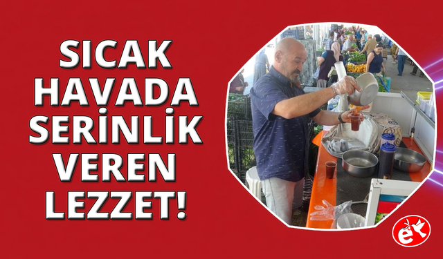 Muğla’da kavurucu sıcaklarda kar helvası ile serinliyorlar