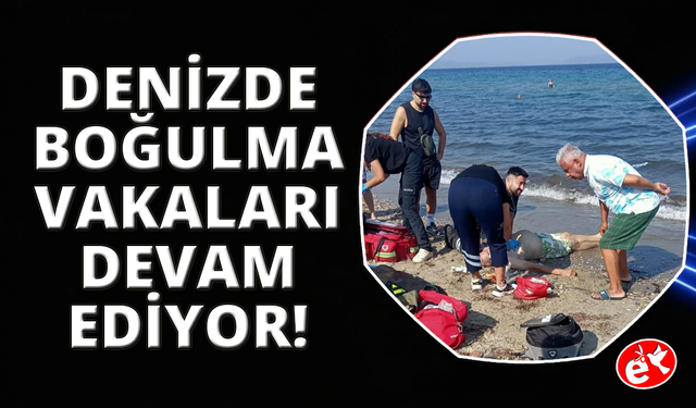 Kuşadası'nda bir kişi boğularak hayatını kaybetti