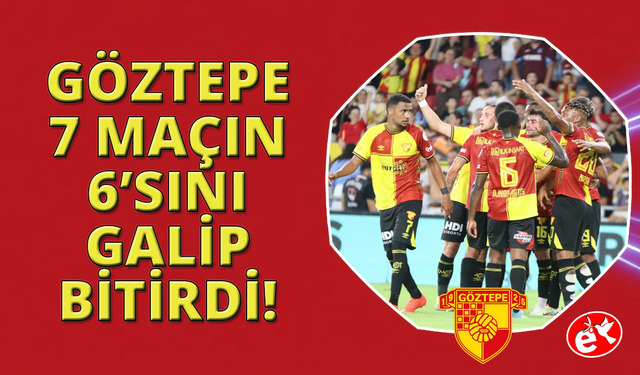 Göztepe'den hazırlık döneminde 7 maçta 6 galibiyet