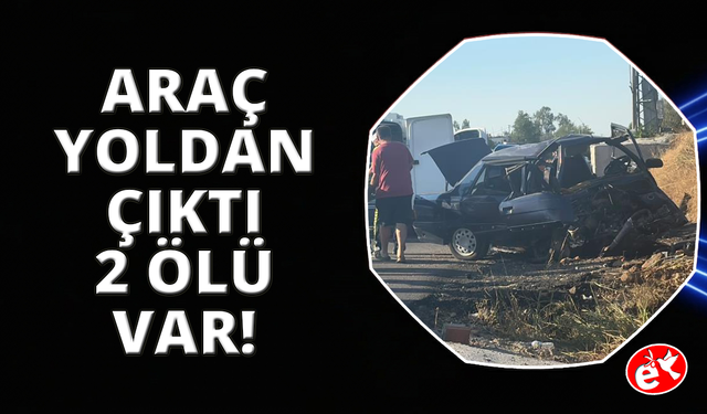 Muğla Seydikemer’de otomobil yoldan çıktı: 2 ölü