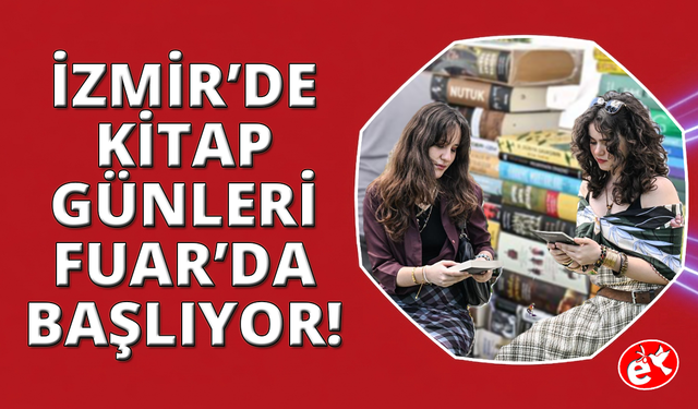 İzmir'de kitap günleri 19 Eylül'de başlıyor