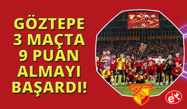 Göztepe’nin çıkışı sürüyor