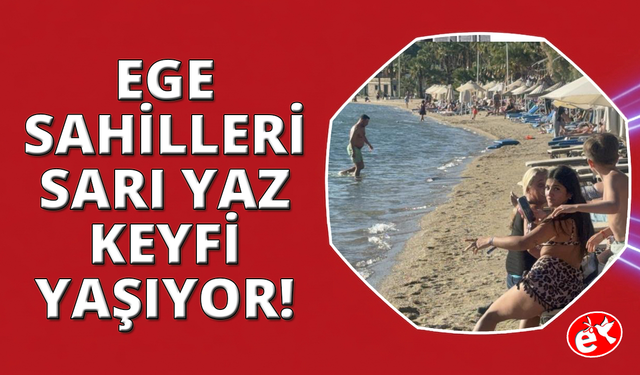 Bodrum’da sarı yaz keyfi