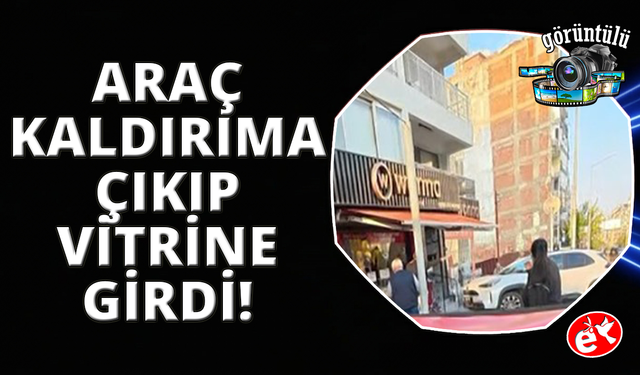 İzmir'de kontrolden çıkan otomobil çarşıyı birbirine kattı