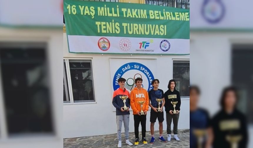 Muğlalı tenisçi Türkiye’yi temsil edecek