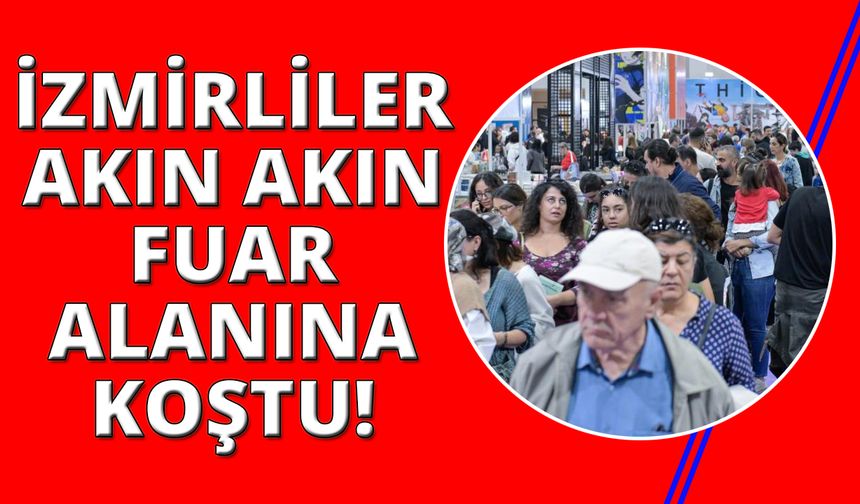 İZKİTAP hafta sonu on binleri ağırladı