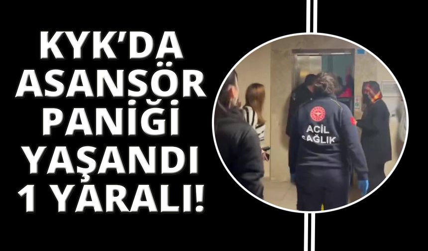 PAÜ'lü öğrencilerin bulunduğu asansör arızalandı