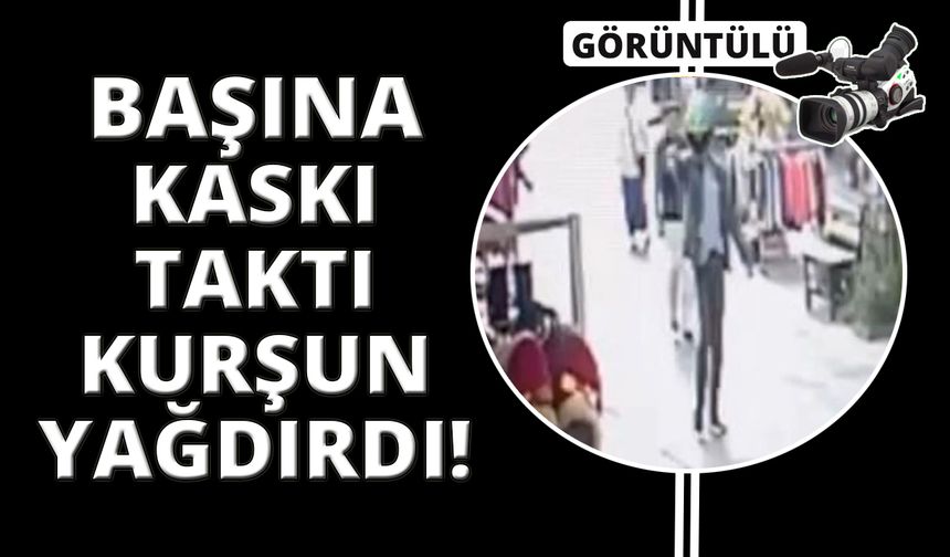 İzmir'de sokak ortasında böyle vurdu