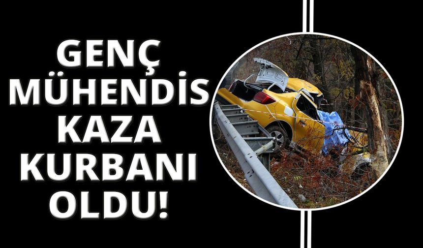 Manisa'da feci kaza: Genç mühendis hayatını kaybetti