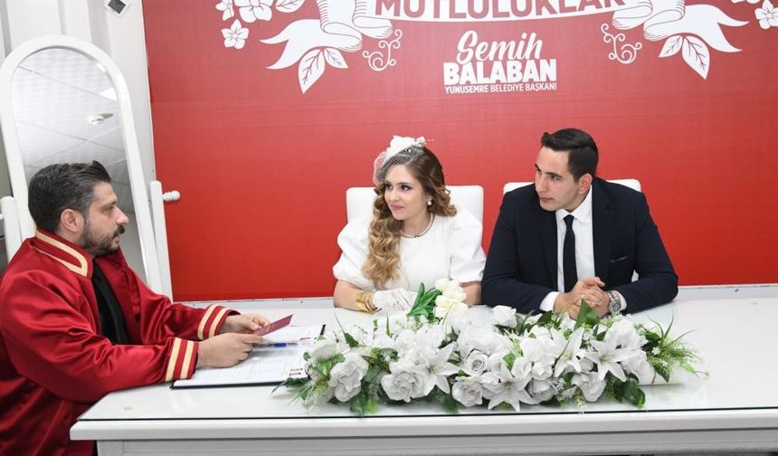 Manisalı çiftler evlenmek için 05.05.2025'i seçti