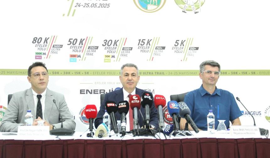 'Efeler Yolu Ultra Trail'e 6 ülkeden 256 sporcu gelecek