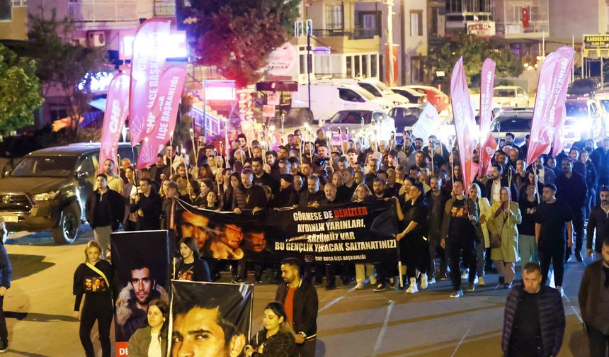 Buca'da "Üç Fidan" için anma töreni