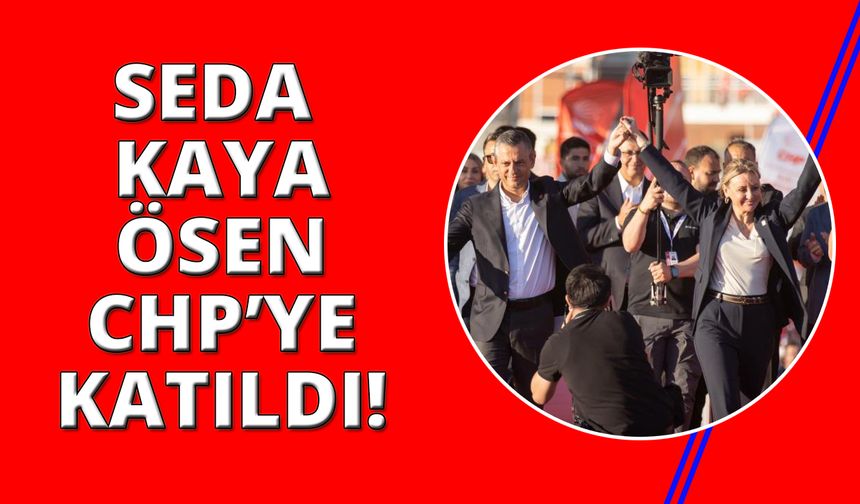 Seda Kaya İzmir mitinginde CHP'ye katıldı