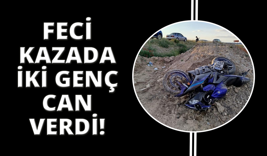 Denizli'de motosiklet yol kenarına devrildi: 2 ölü