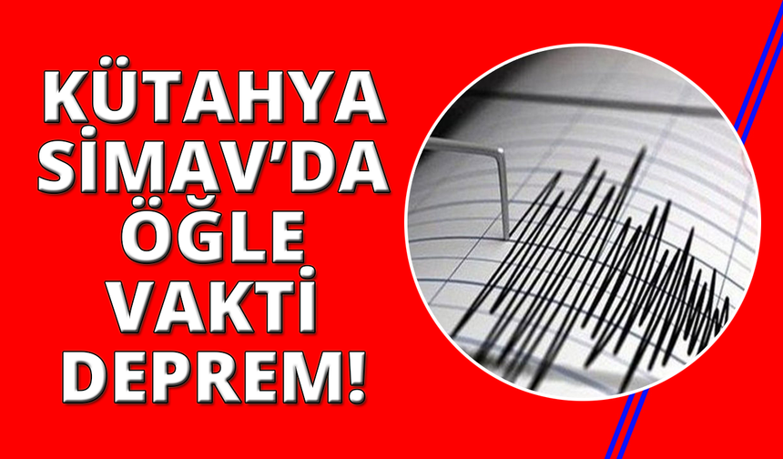 Kütahya Simav'da 4.2 büyüklüğünde deprem