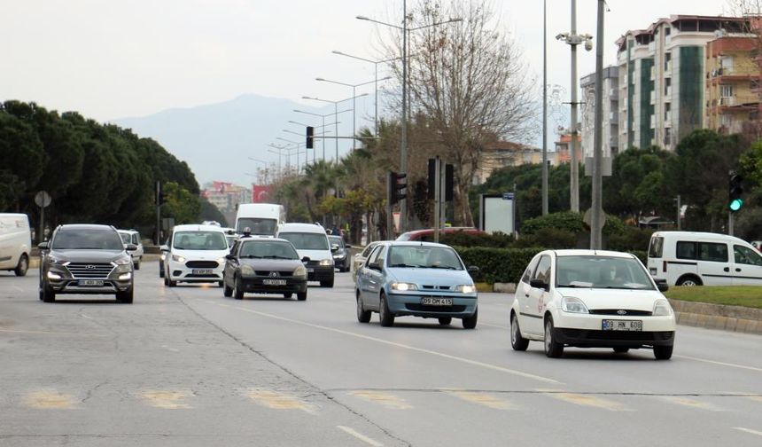 Aydın’da araç sayısı 640 bin oldu