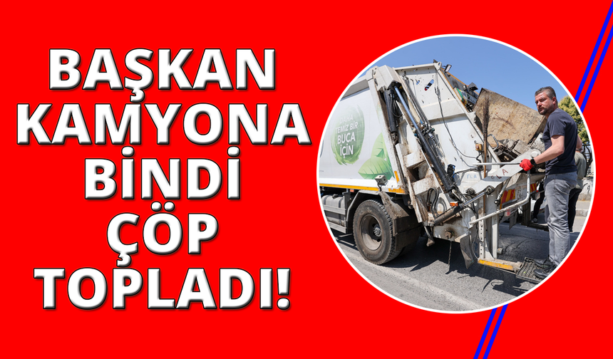 Belediye başkanı vatandaşlarla çöp topladı