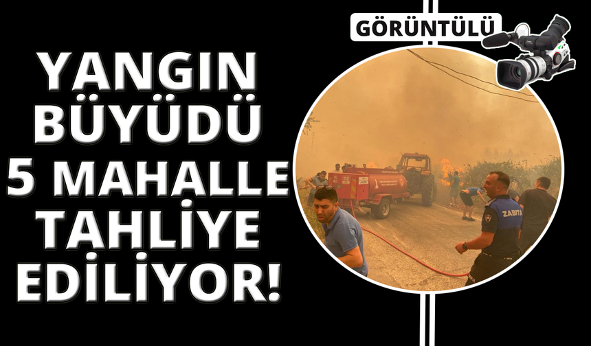 İzmir Menderes'te 5 mahalle tahliye ediliyor