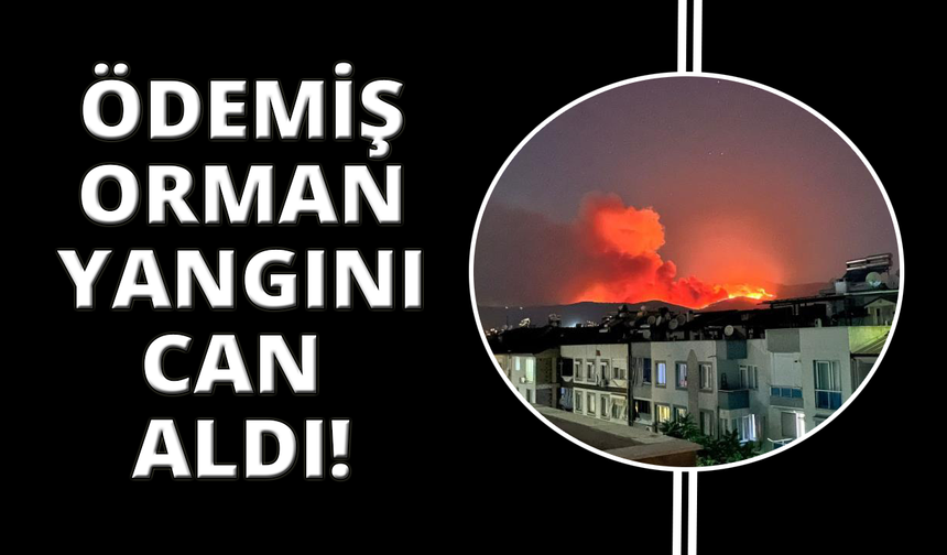 Ödemiş yangınında 81 yaşındaki kadın hayatını kaybetti