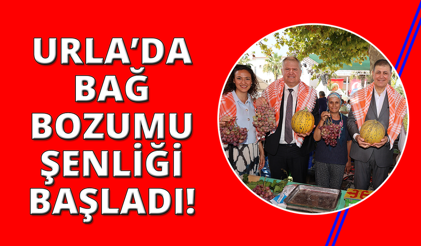 Urla'da 2 bin 600 yıllık Geleneksel Bağbozumu Şenliği
