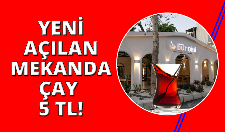 İzmir'de bu kahvede çay 5 TL!