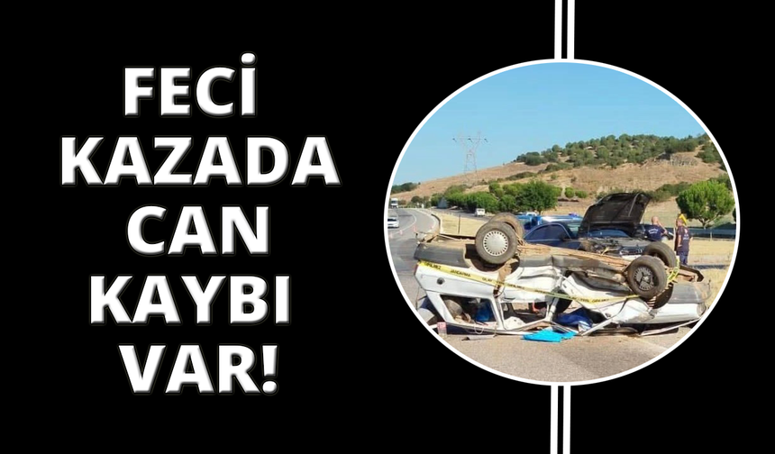 Manisa’da trafik kazası: 1 ölü, 3 yaralı