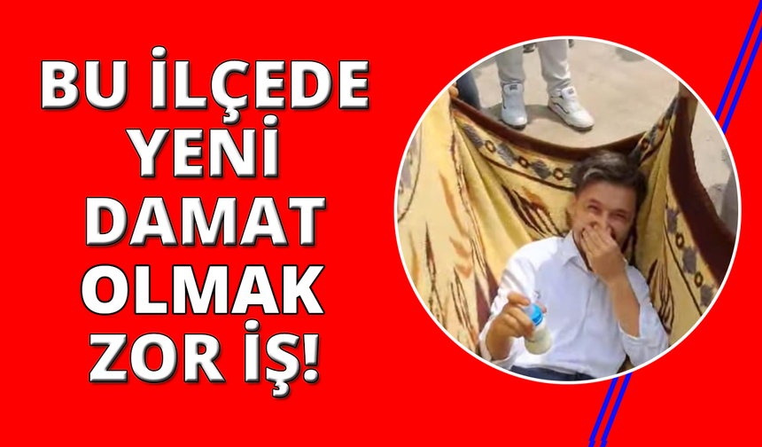Manisa'nın bu ilçesinde damatlar düğünlerde zor anlar yaşıyor