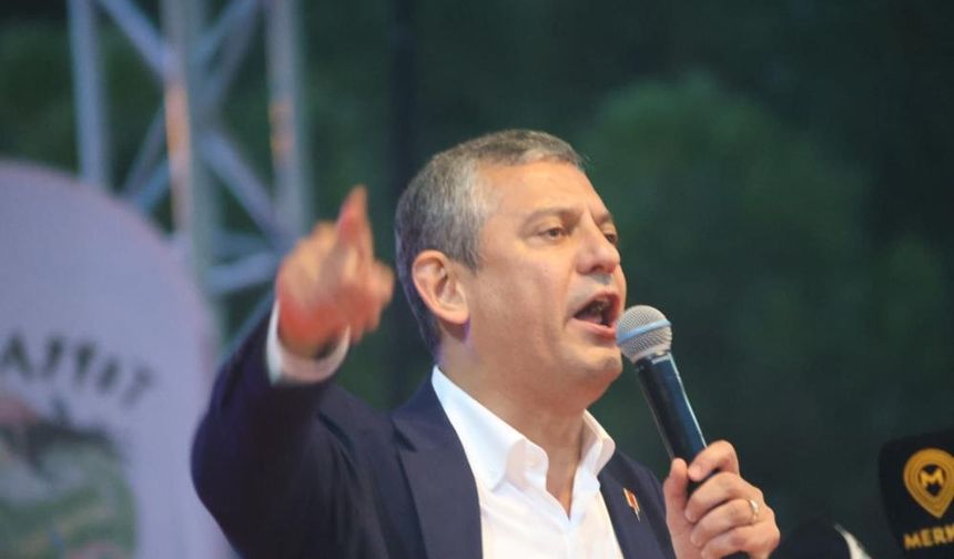 CHP Genel Başkanı Özel, Muğla’daki mitingde konuştu